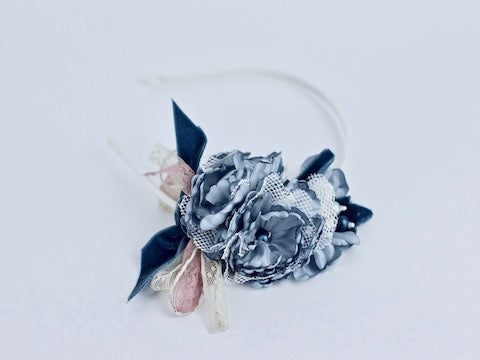 Diadema floral Nardo Dulce para comunión - vista principal