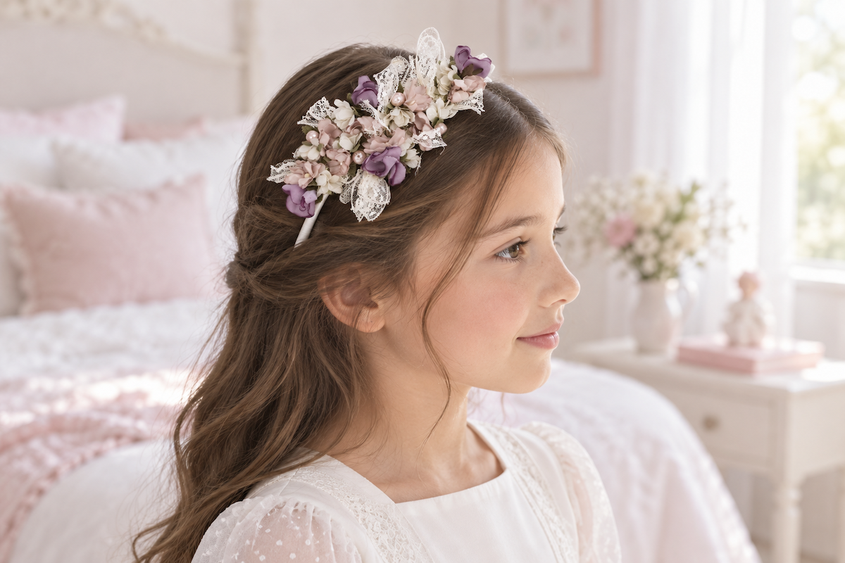 Diadema en 05 malva, vista del producto